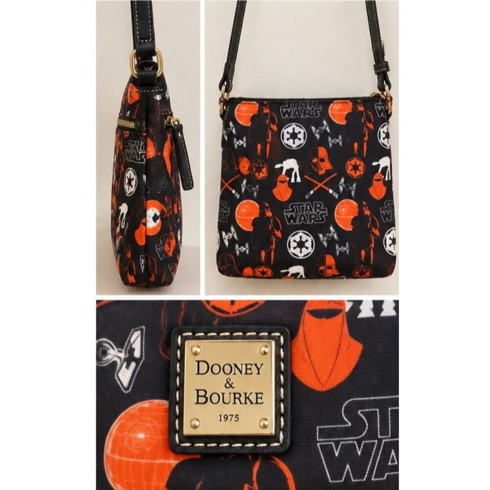 Dooney & Bourke Disney Star Wars Dark Side 2016 Marathon Crossbody Darth Vader - Picture 12 of 12